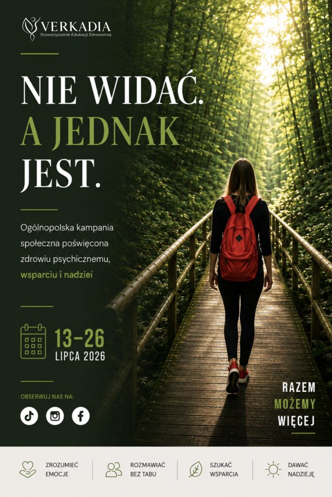BRZESKO. Stowarzyszenie Verkadia organizuje ogólnopolską kampanię społeczną o zdrowiu psychicznym