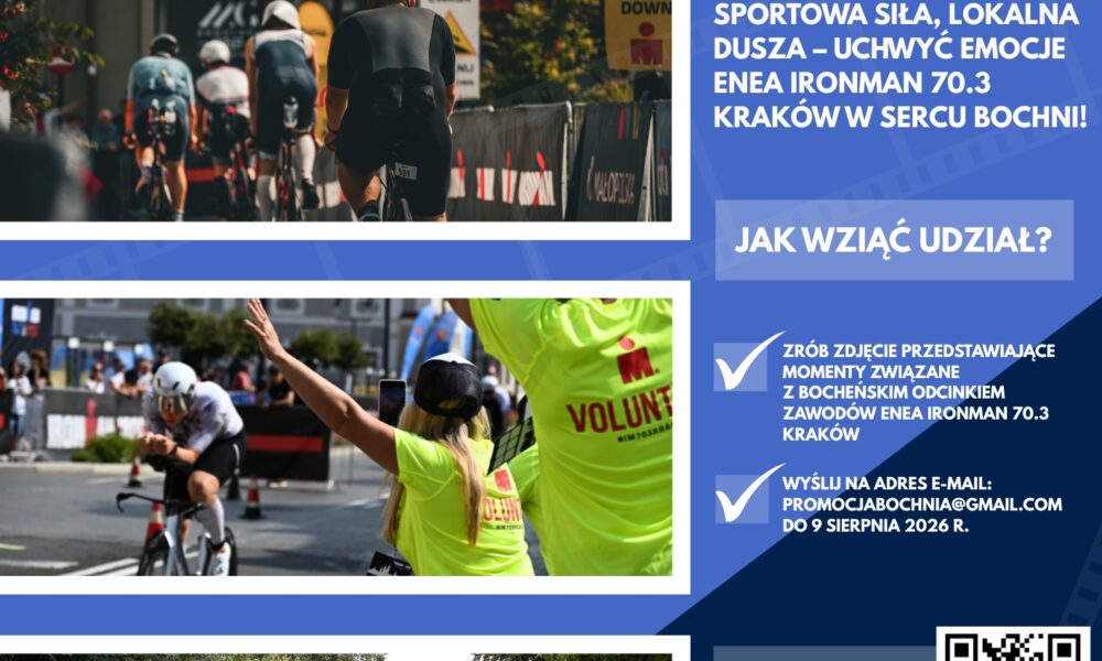 BOCHNIA. Emocje. IRONMAN 2026 – weź udział w konkursie fotograficznym!