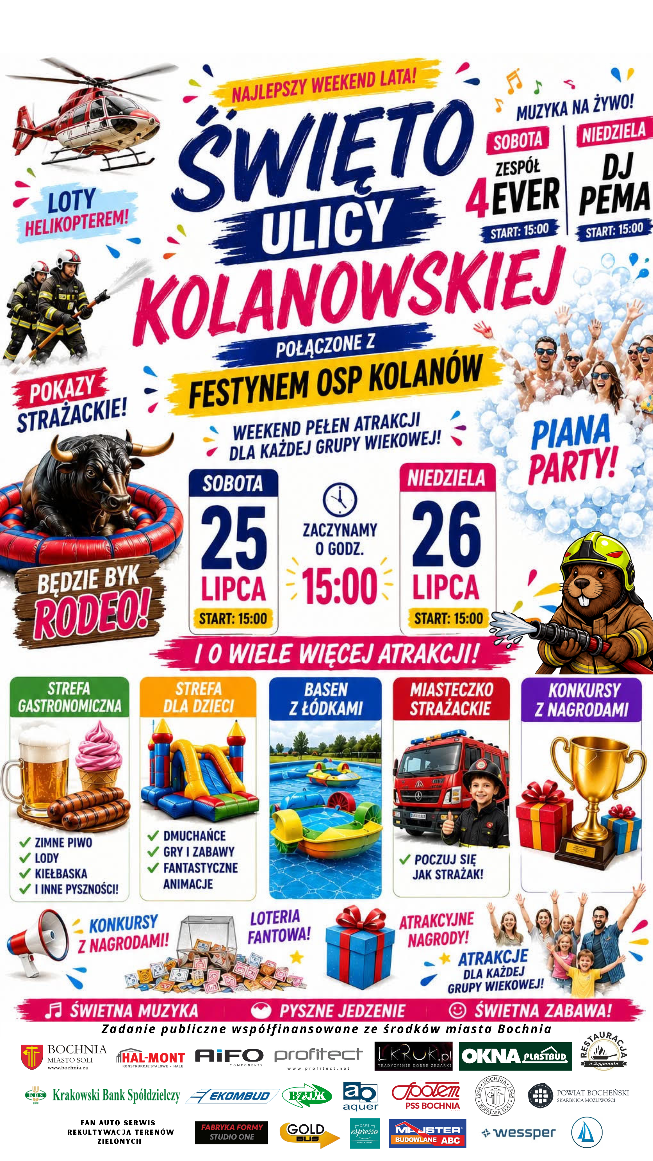 BOCHNIA. W sobotę i niedzielę Święto Ulicy Kolanowskiej połączone z festynem OSP Kolanów