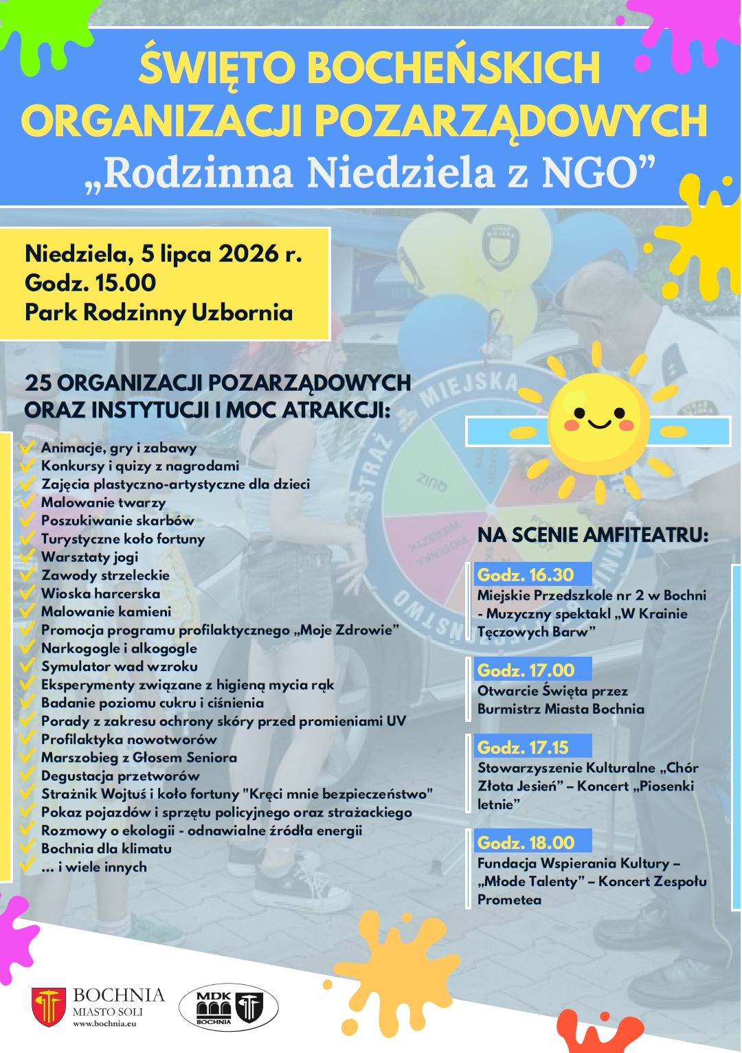 BOCHNIA. W niedzielę w w Parku Rodzinnym Uzbornia XI Święto Bocheńskich Organizacji Pozarządowych