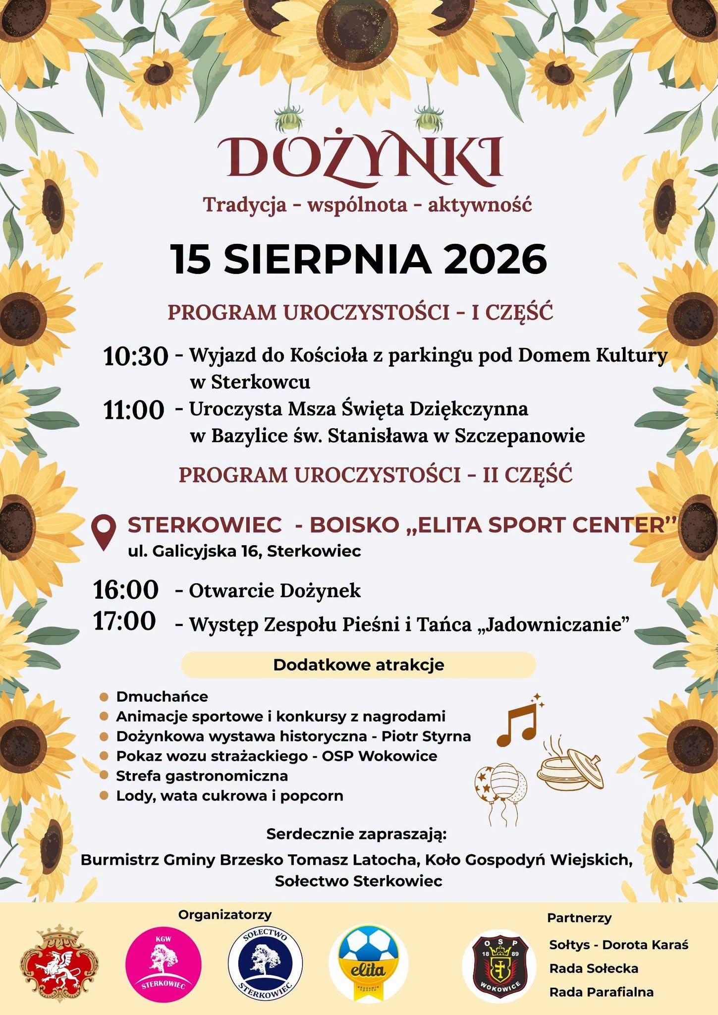 BRZESKO. Dożynki zaplanowano na 15 sierpnia