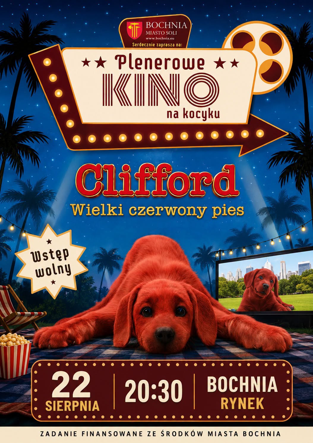 BOCHNIA. W sobotę na Rynku „Clifford. Wielki Czerwony Pies”