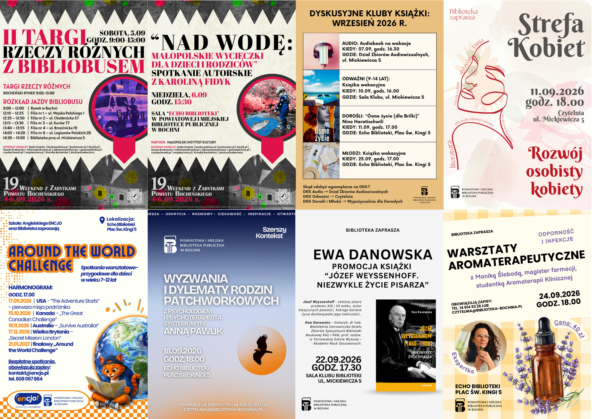 BOCHNIA. Biblioteka po wakacjach? Bogata oferta wydarzeń!