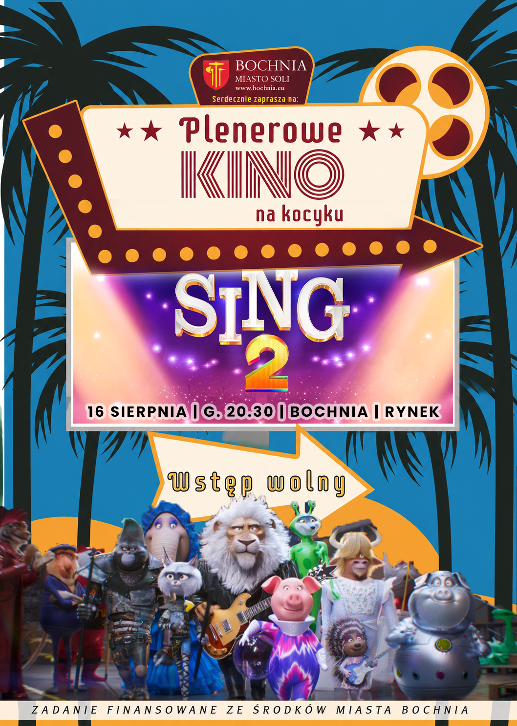 BOCHNIA. W niedzielę wieczorem na Rynku seans filmu „Sing 2”