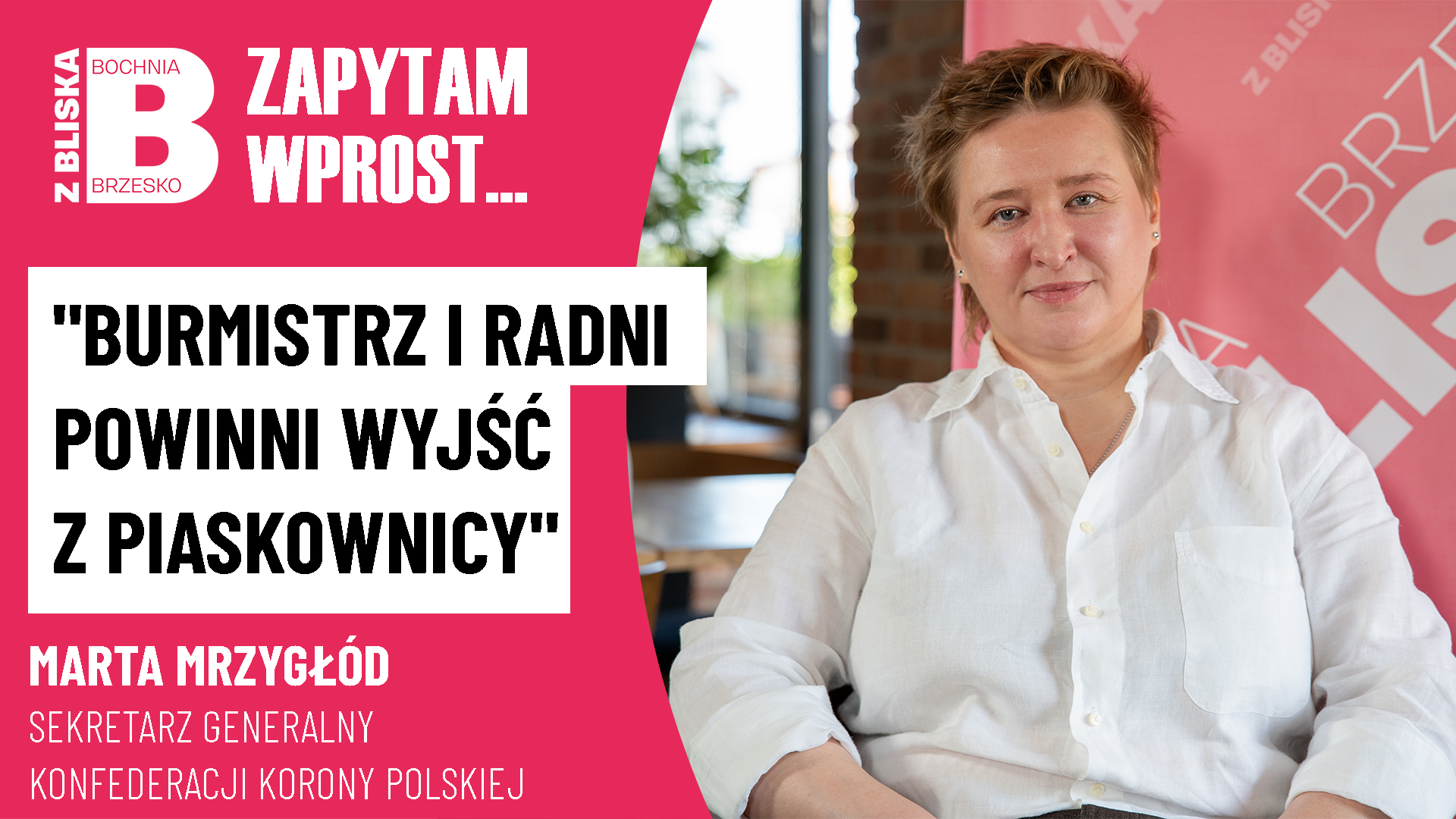 Marta Mrzygłód: Burmistrz i radni powinni wyjść z piaskownicy [WIDEO]