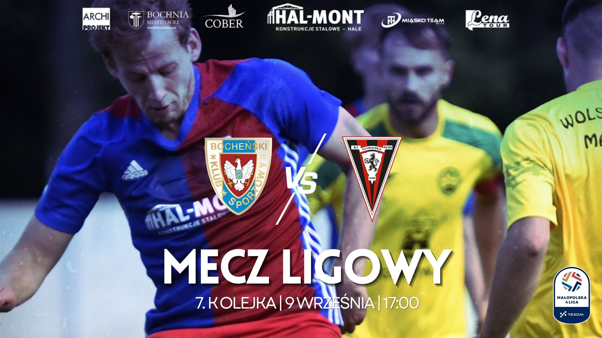 BOCHNIA. W środę BKS HAL-MONT rozegra kolejne spotkanie w ramach TEXOM Małopolskiej 4. Ligi