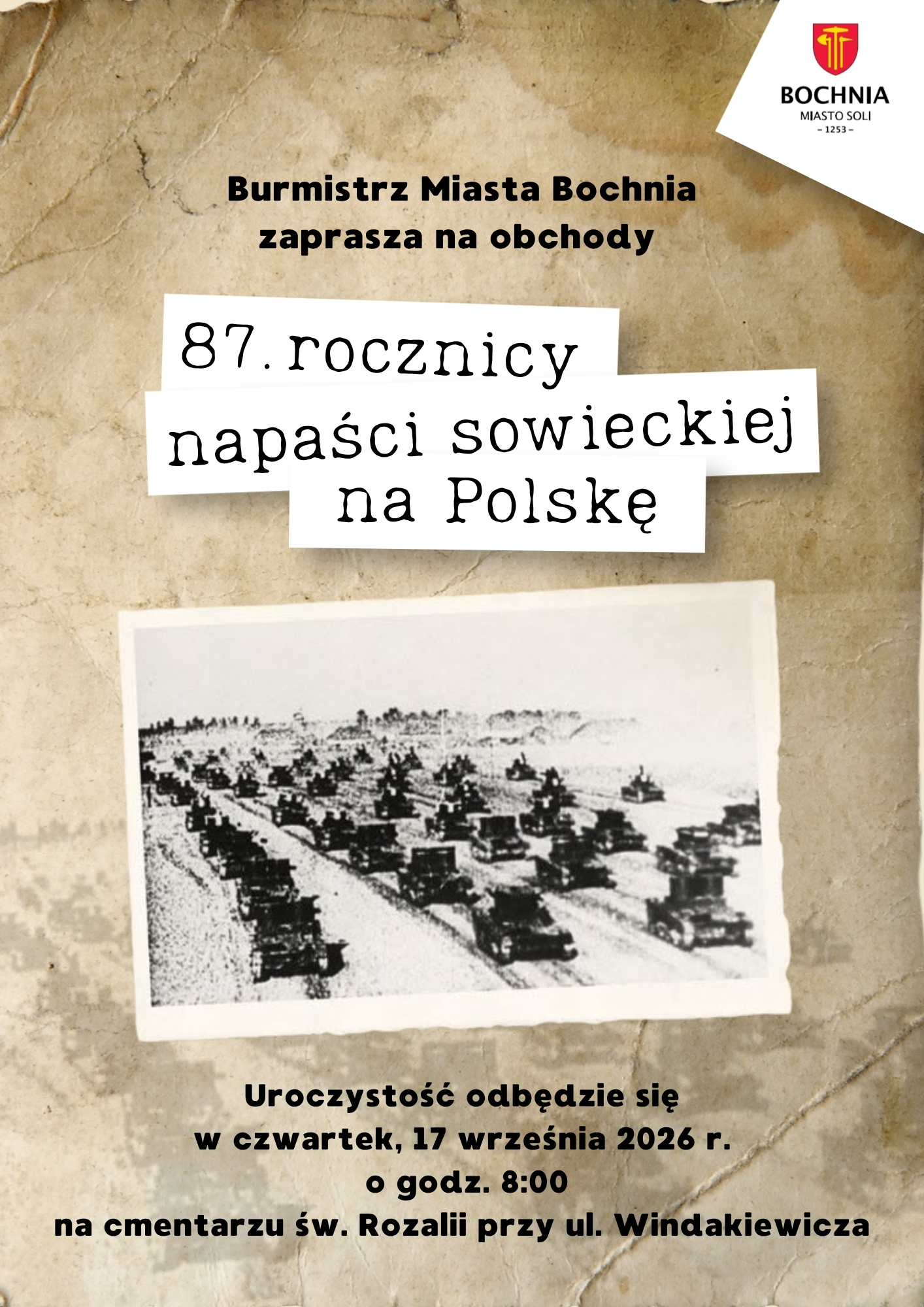 BOCHNIA. Obchody 87. rocznicy agresji sowieckiej na Polskę