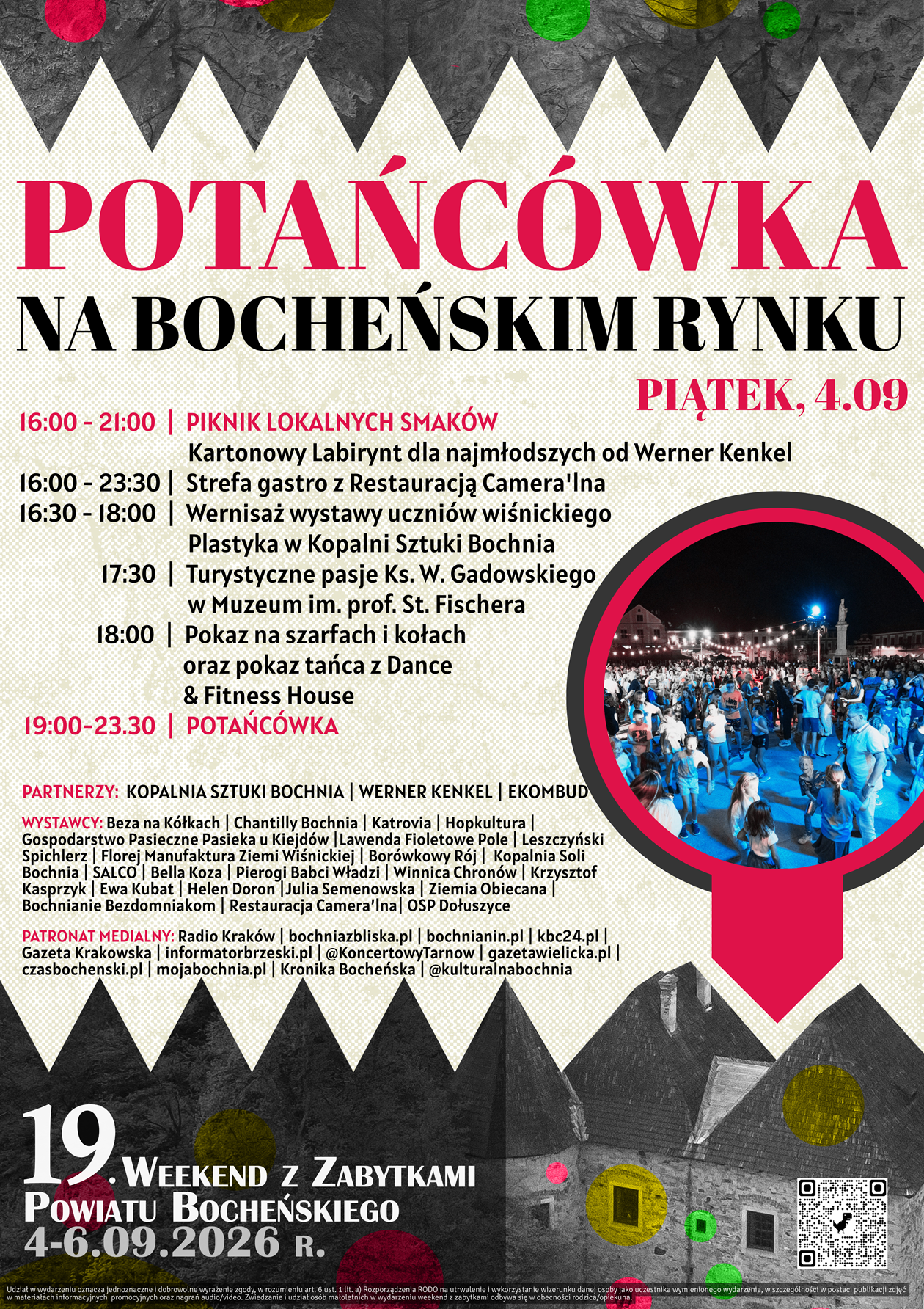 POWIAT BOCHEŃSKI. Weekend z zabytkami zaczynamy od smaków, muzyki i tańca. W piątek bocheński Rynek ożyje! [WIDEO]