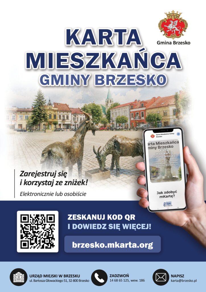 BRZESKO. Gmina Brzesko – pierwsi mieszkańcy już korzystają z mKarty