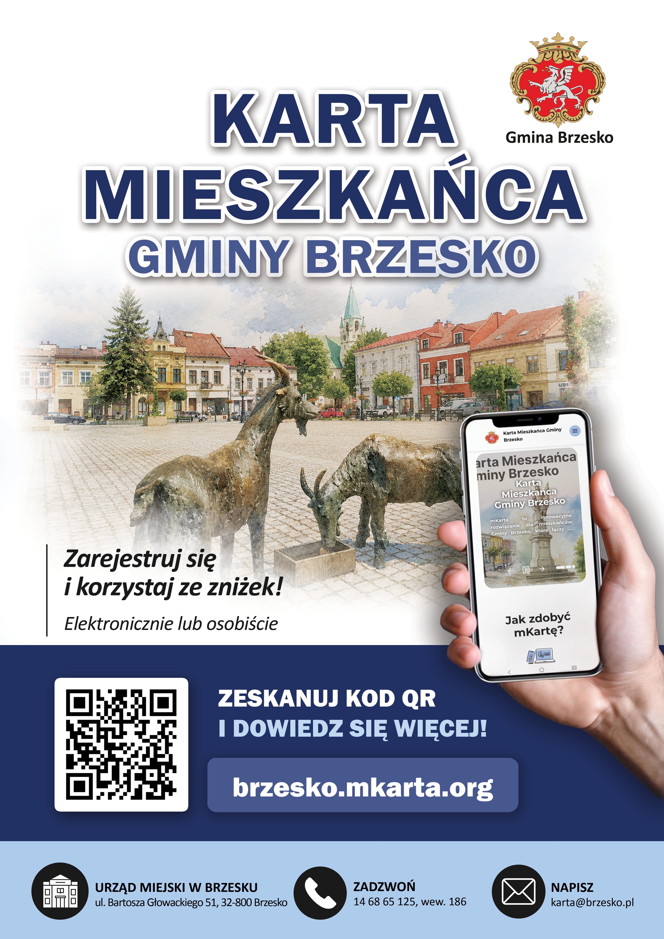 BRZESKO. Gmina Brzesko – pierwsi mieszkańcy już korzystają z mKarty