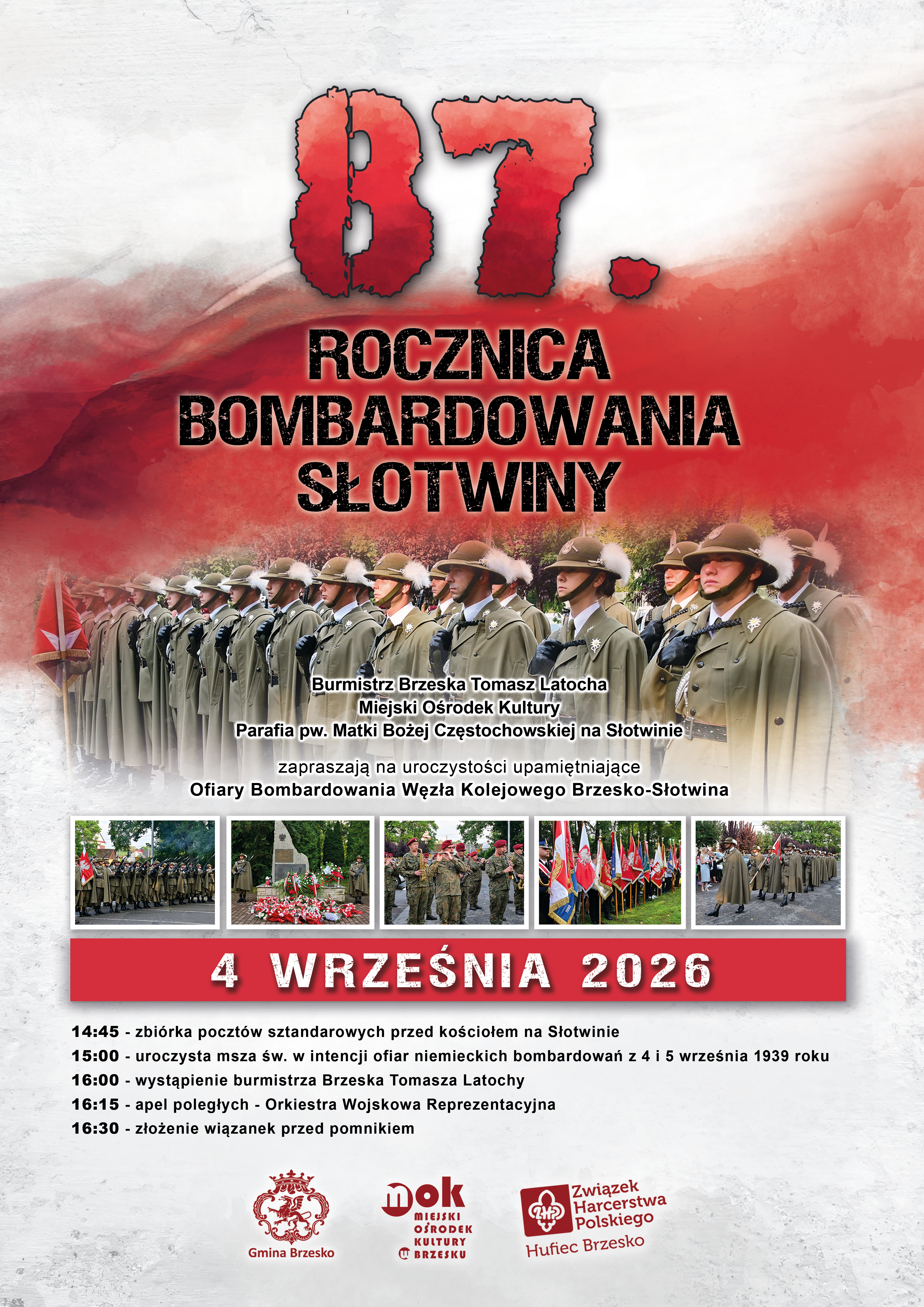 BRZESKO. 87. rocznica bombardowania węzła kolejowego Brzesko-Słotwina