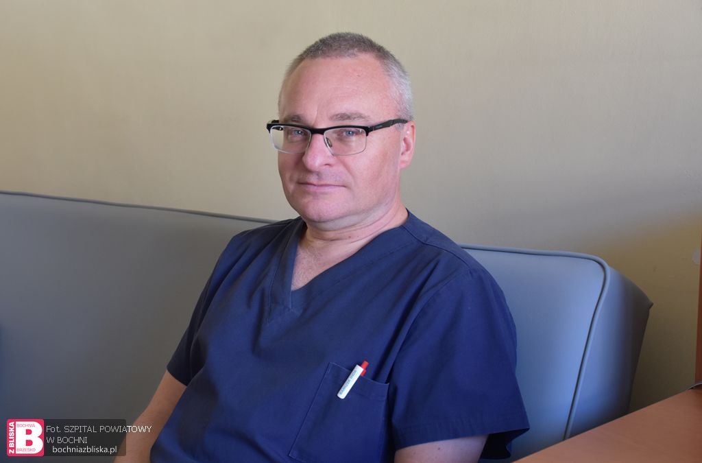 POWIAT BOCHEŃSKI. Lek. Tomasz Wojsznis kieruje największym oddziałem w bocheńskim szpitalu