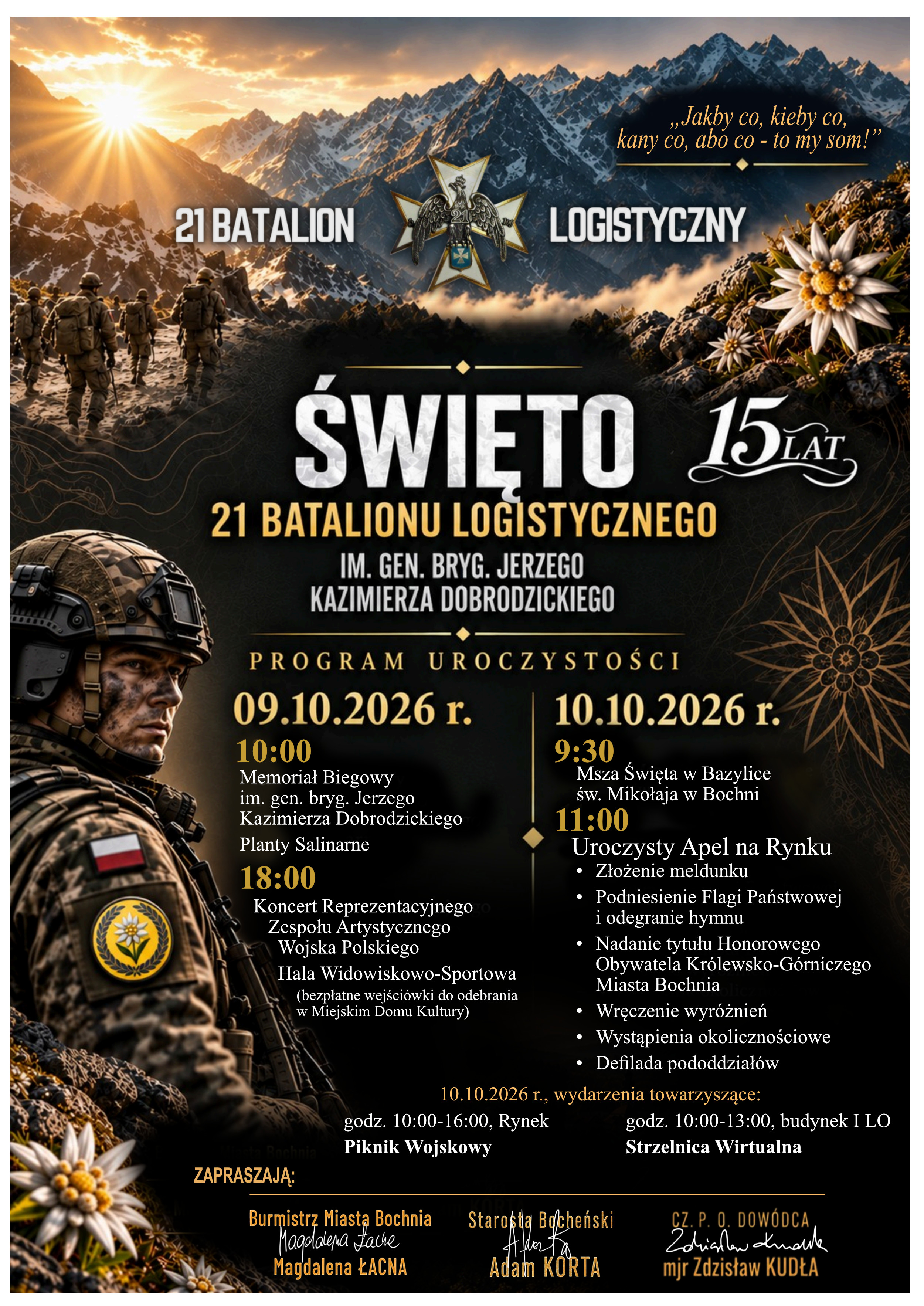 BOCHNIA. Weekend pełen atrakcji, czyli 21 Batalion Logistyczny będzie świętował w Bochni